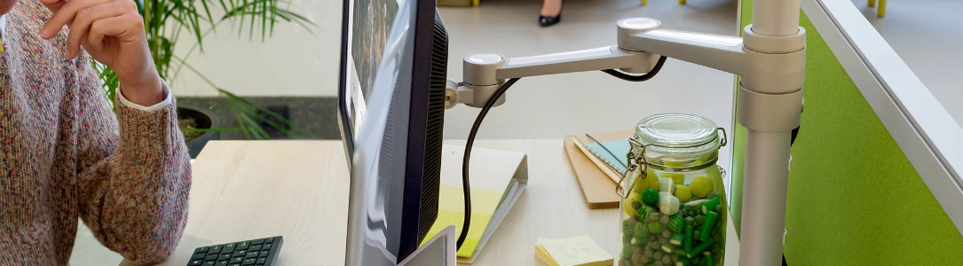 Dataflex Viewlite Monitor Tischhalterung Monitorhalterung Tisch