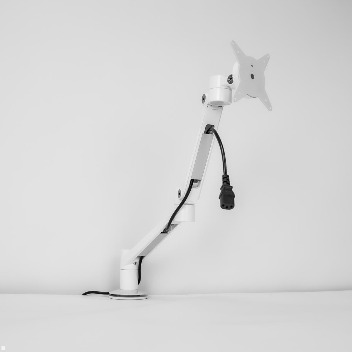 Dataflex Viewlite Plus Monitor Tischhalterung, weiß (58.620), Kabelführung Vorderseite Dataflex Viewlite Plus Monitor Tischhalterung, weiß (58.620), Kabelführung Vorderseite