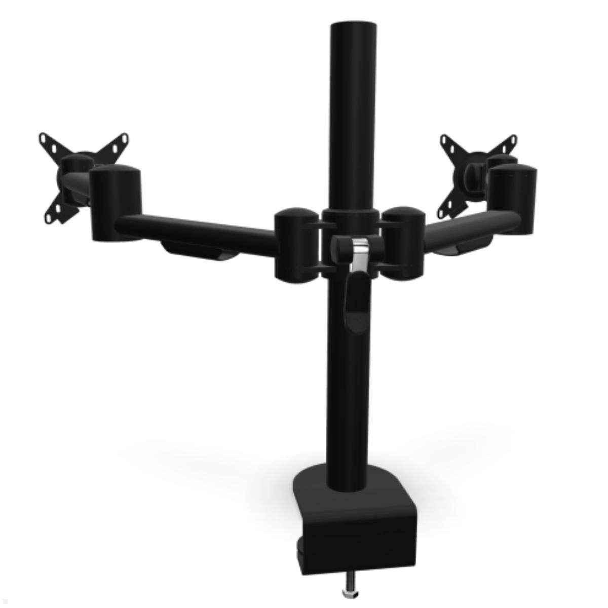 Dataflex Viewmate Monitorhalterung für 2 Monitore (52.633), schwarz, Klemmhebel Dataflex Viewmate Monitorhalterung für 2 Monitore (52.633), schwarz, Klemmhebel