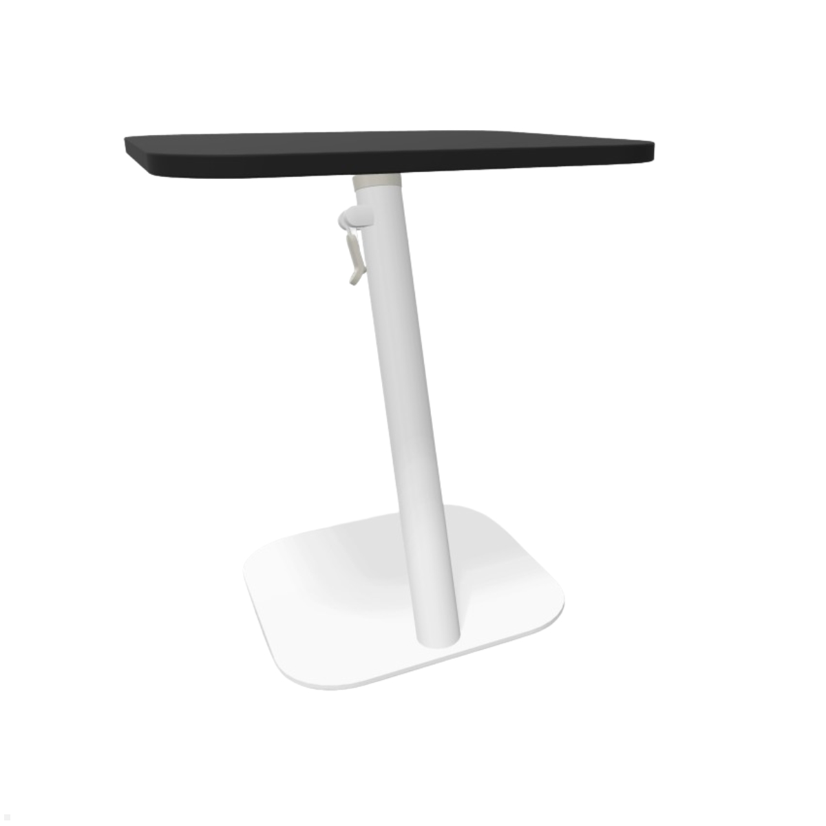 Dataflex Bento Laptoptisch 550-755mm höhenverstellbar, weiß/schwarz Dataflex Bento Laptoptisch 550-755mm höhenverstellbar, weiß/schwarz