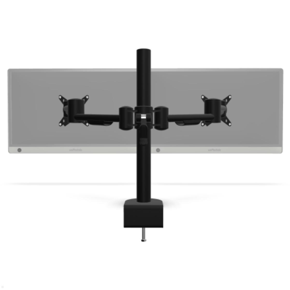 Dataflex Viewmate Monitorhalterung für 2 Monitore (52.633), schwarz, Rückseite Dataflex Viewmate Monitorhalterung für 2 Monitore (52.633), schwarz, Rückseite