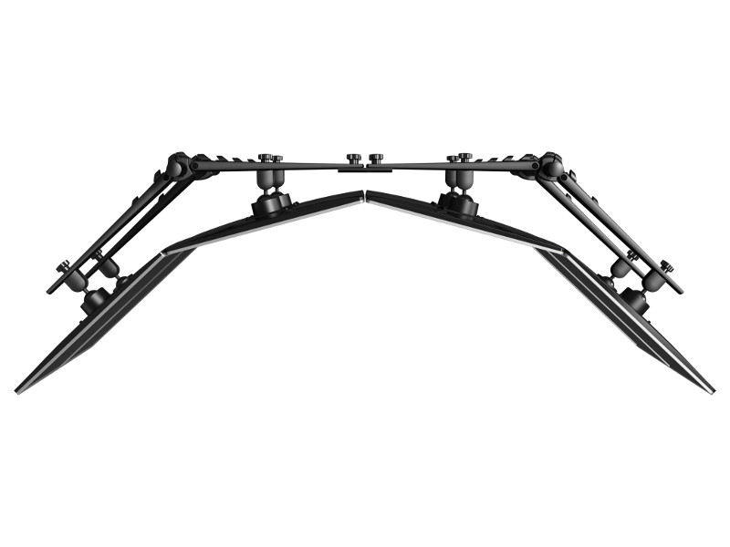 Dataflex 53.843 Viewmaster Zubehör 8er Tischhalterung Draufsicht