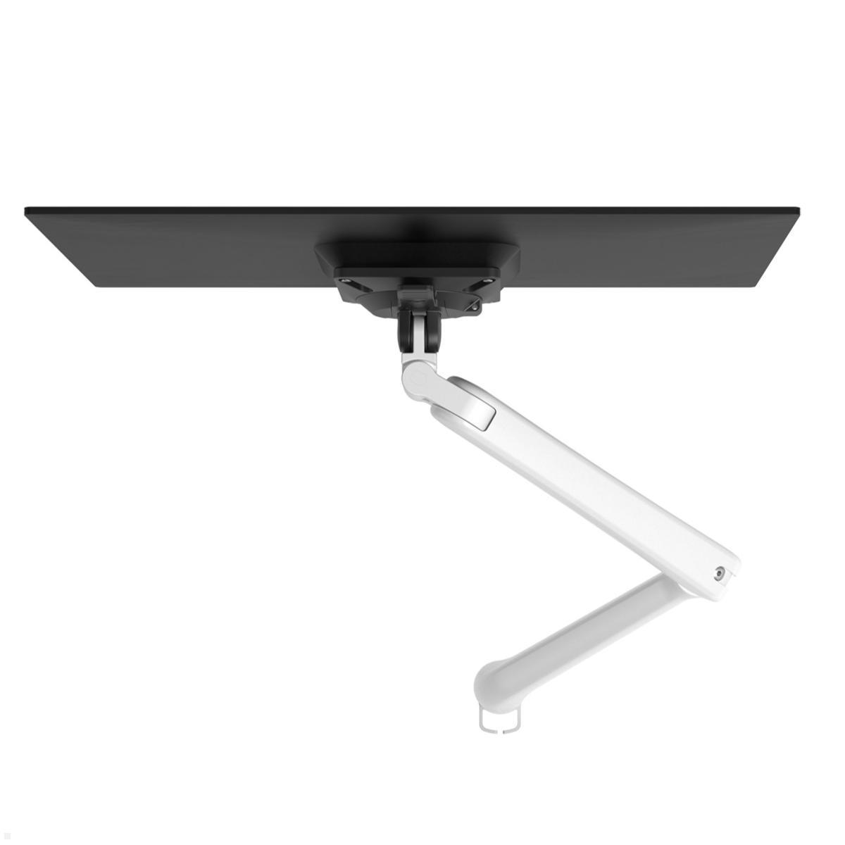 Dataflex Viewprime plus Monitor Tischhalterung mit Tischklemme, weiß, ausziehbar
