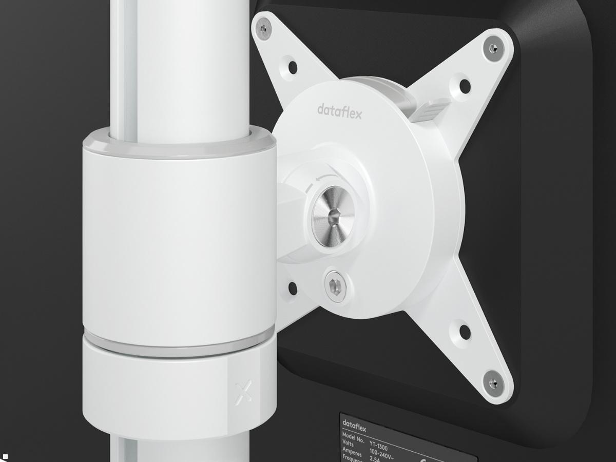 Dataflex Viewlite Monitorhalterung Tisch (58.100), weiß, Detailansicht Dataflex Viewlite Monitorhalterung Tisch (58.100), weiß, Detailansicht