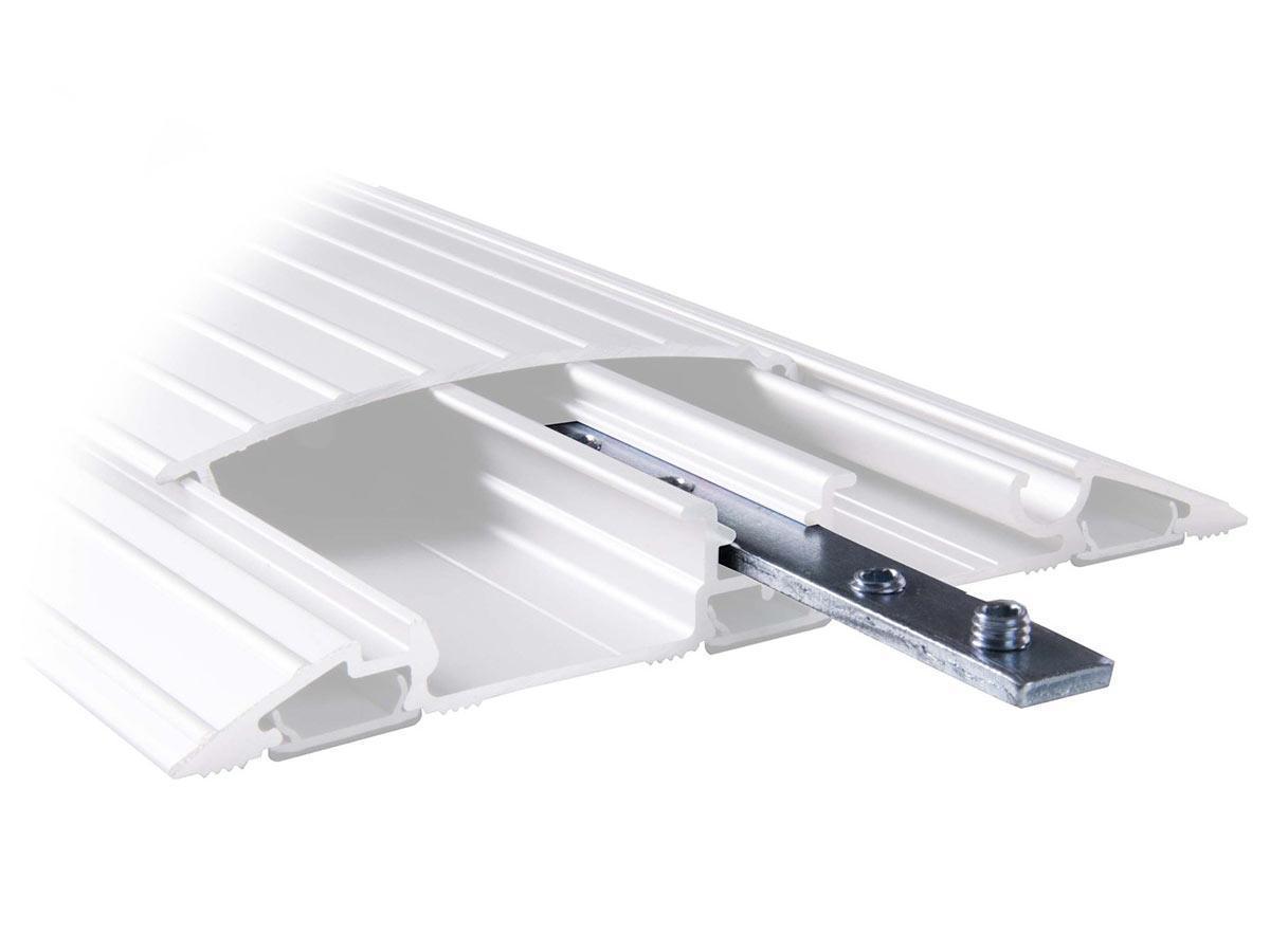 Dataflex Kabelbrücke aufklappbar Alu Verbindungsstück (31.492) Dataflex Kabelbrücke aufklappbar Alu Verbindungsstück (31.492)