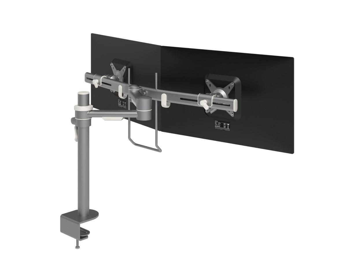 DURABLE Monitor-Halterung SELECT 509523 silber für 2 Monitore