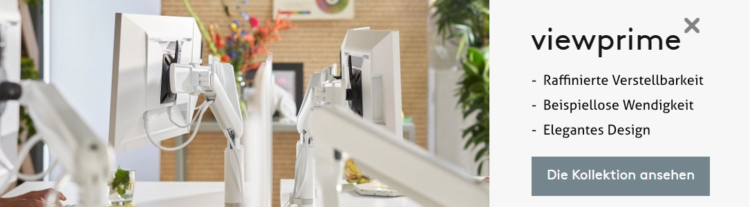 Dataflex ViewPrime Kollektion - Hochwertige Monitorhalterungen