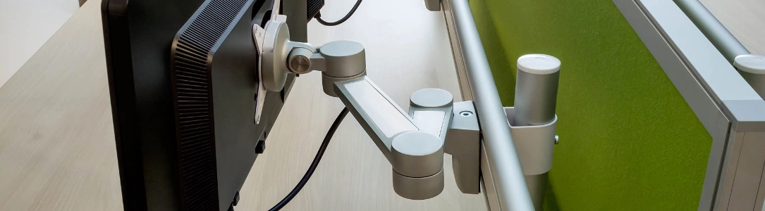 Dataflex Viewlite Monitorhalterung Slatwall Schienensystem