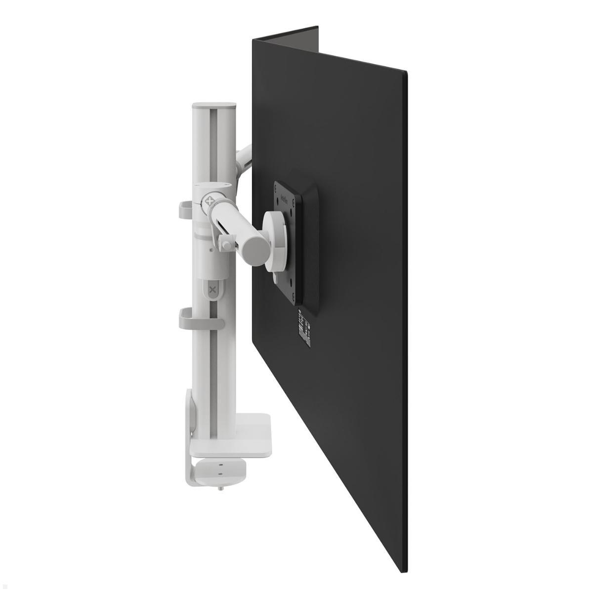 Dataflex Viewgo modular Monitorhalterung für 2 Monitore bis 32 Zoll, seitliche Ansicht mit Monitoren