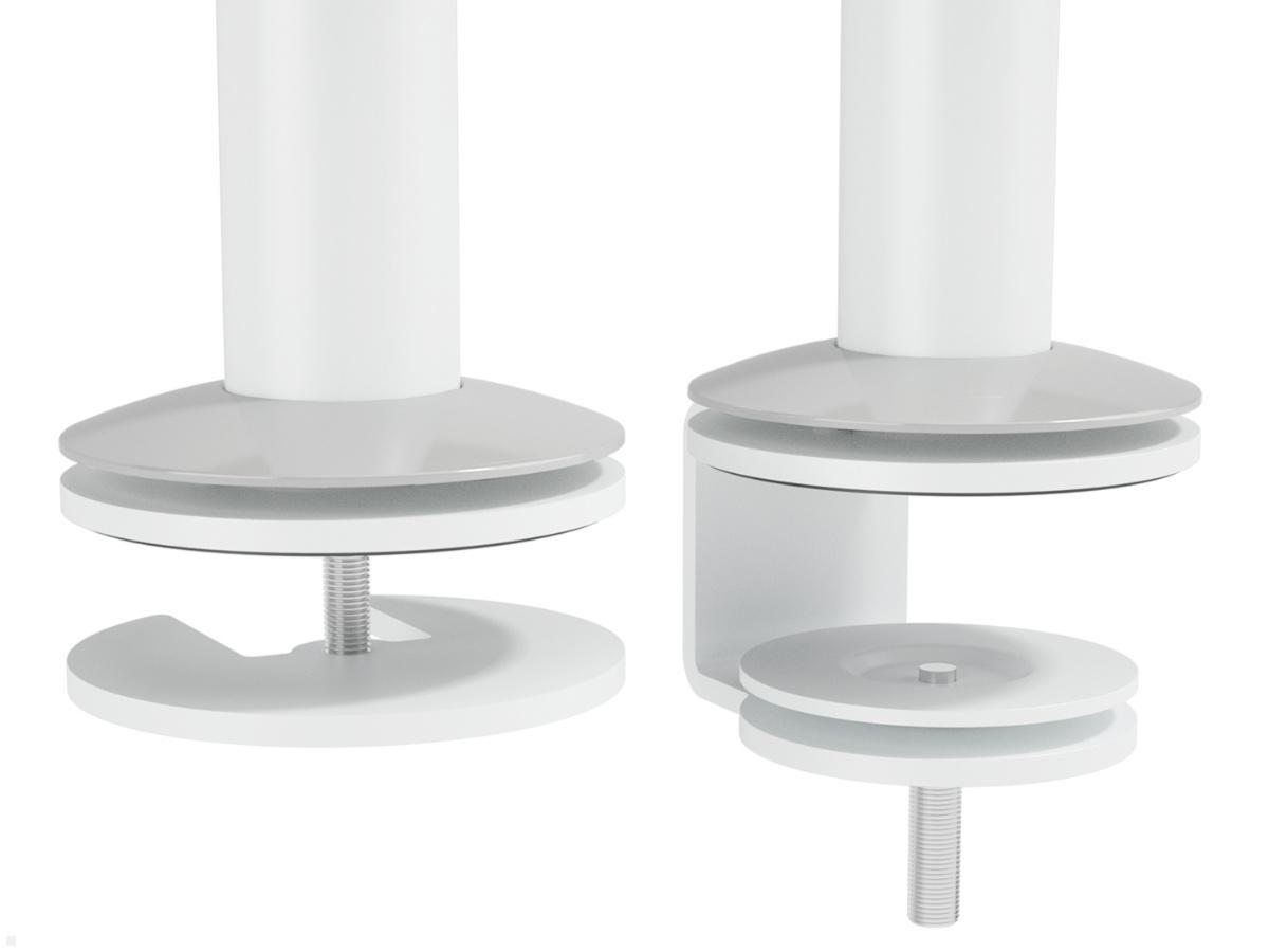 Dataflex Viewlite Monitorhalterung Tisch (58.100), weiß, Befestigungsmöglichkeiten Dataflex Viewlite Monitorhalterung Tisch (58.100), weiß, Befestigungsmöglichkeiten