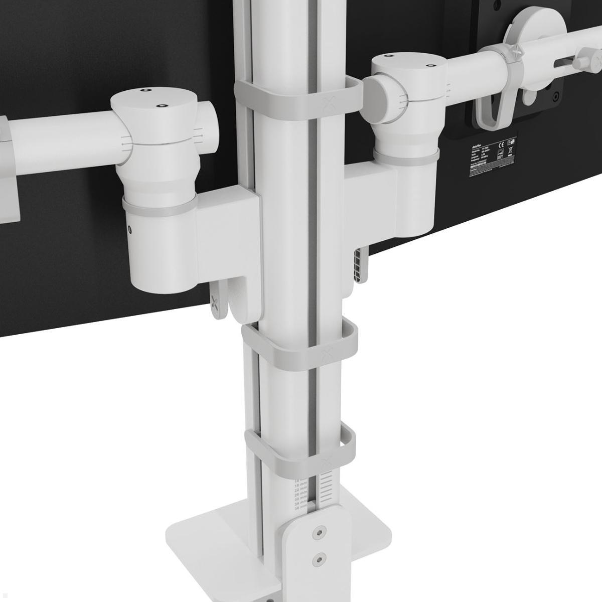 Dataflex Viewgo modular Monitorhalterung für 4 Monitore bis 32 Zoll, Befestigung Säule