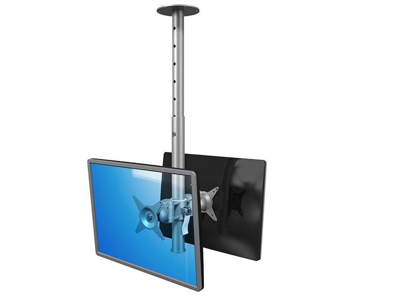 Dataflex Viewmate 2-fach Deckenhalterung (52.572), silber  Dataflex Viewmate 2-fach Deckenhalterung (52.572), silber