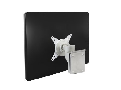 Dataflex ViewLite 622 Plus Monitorhalterung – Bis 24 Zoll / 7 Kg, Silber/weiß, Voll Verstellbar